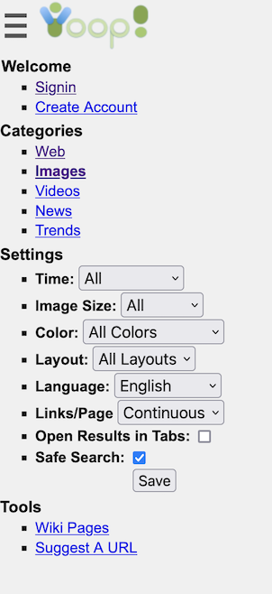 Search Context Menu for Images